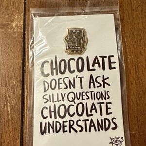 Primitives by Kathy Chocolate Enamel Pin
